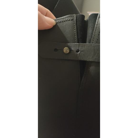 Timberland Womens Savin Hill Tall Leather Moto Boots Buckle Anti Fatigue Size 7 - Picture 9 of 12